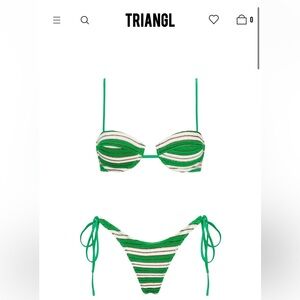 Green Triangl Bikini